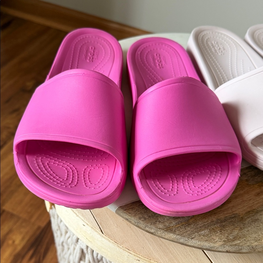 Crocs Slides set (sz 10) - 2pairs - Picture 10 of 14